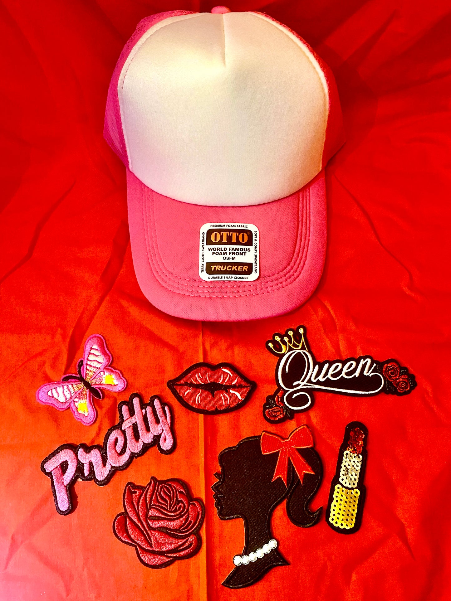 Barbie 8PC Hat & Patch Kit