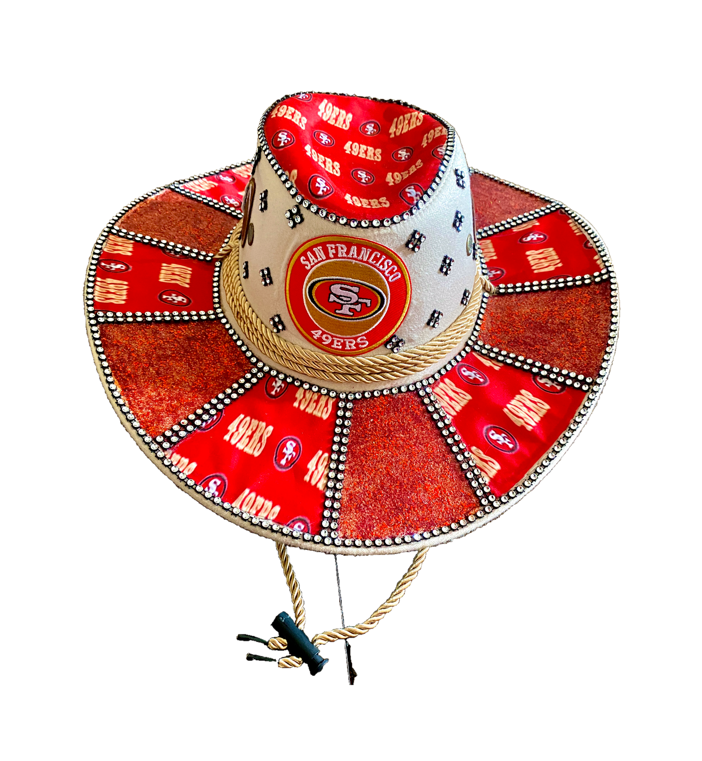 San Francisco 49ners Decorated Cowboy Hat