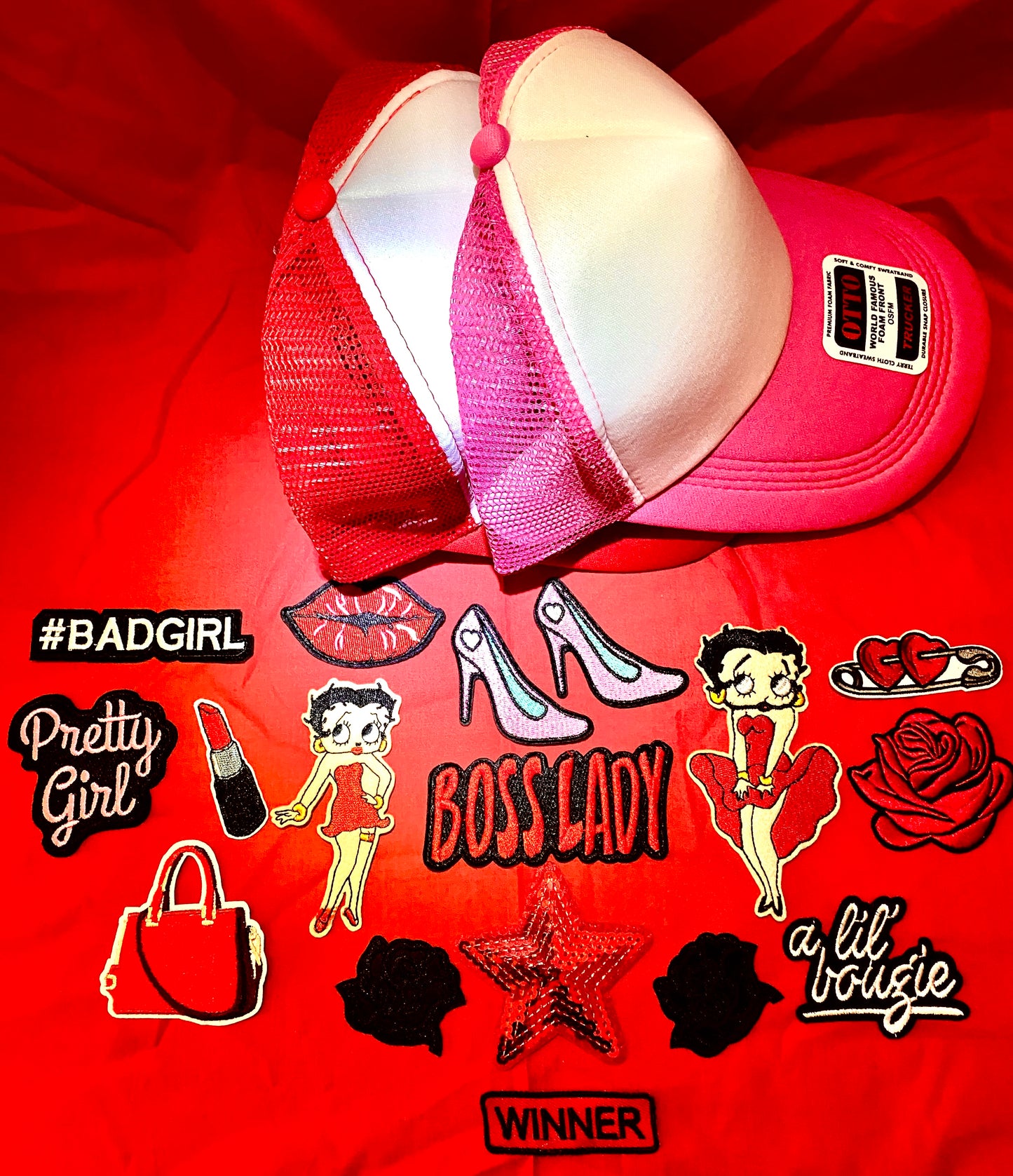Betty Boop 22pc Hat & Patch Kit