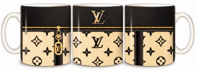 Luxury Designed 11oz. Coffee Cup Sublimation 3.6in x 9.4in Prints 3ct