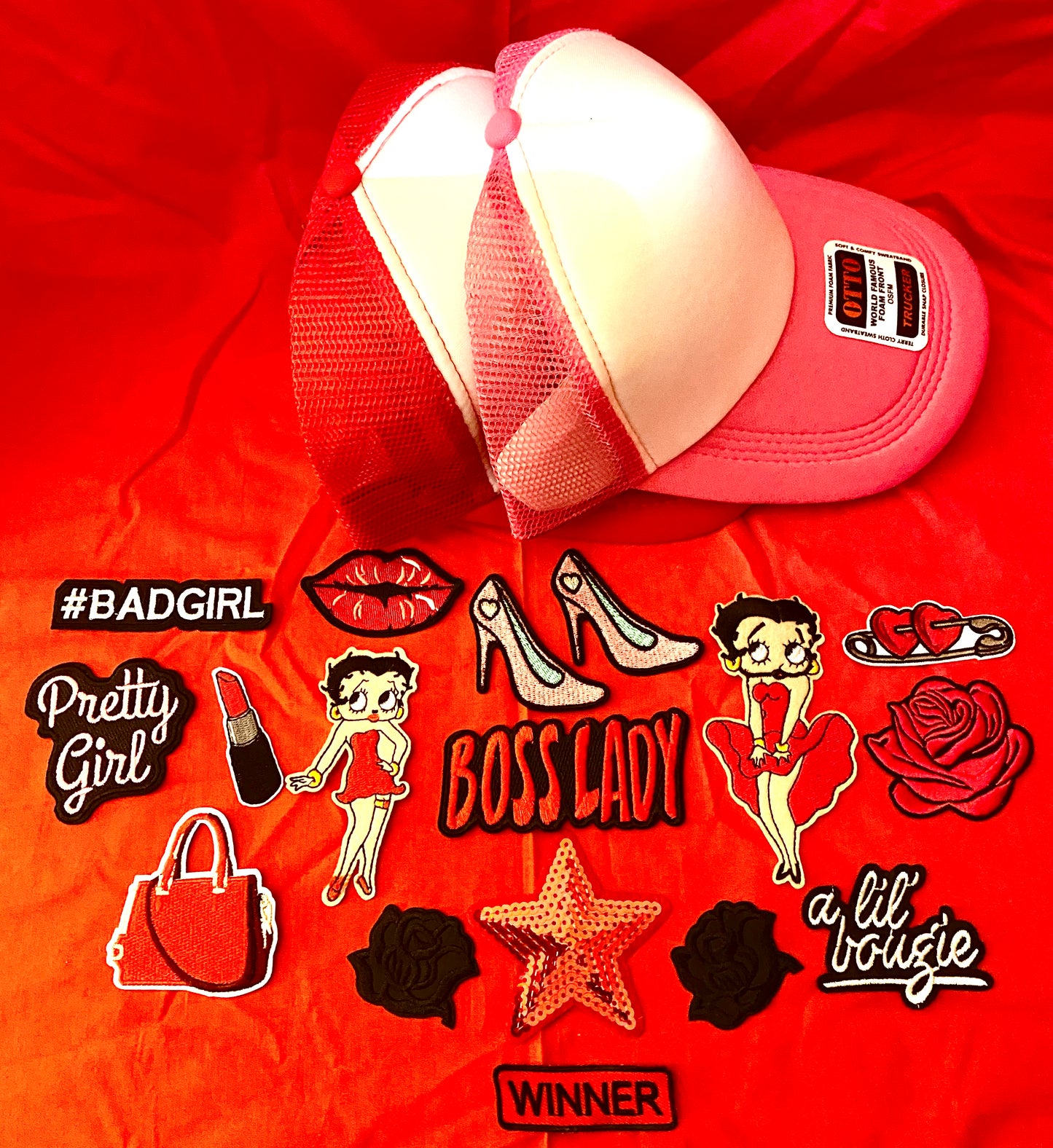 Betty Boop 22pc Hat & Patch Kit