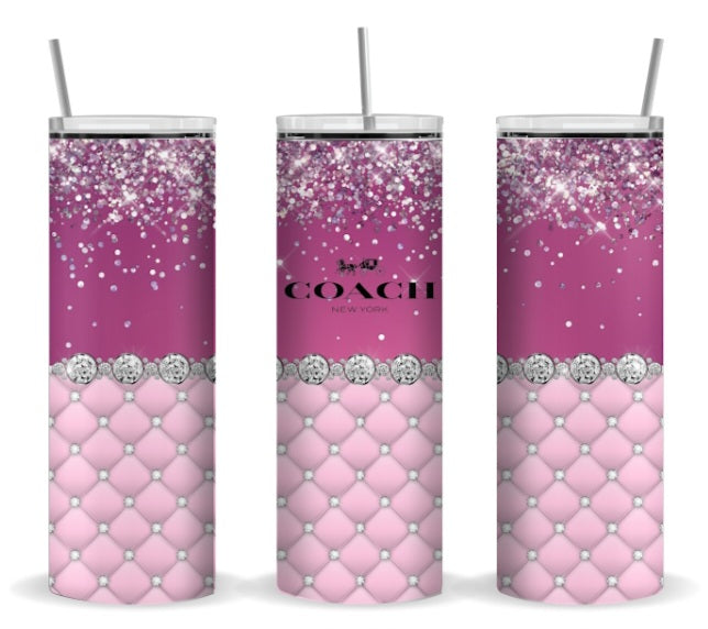 Luxury Designed 20oz. Straight Tumbler Sublimation Prints 2ct.