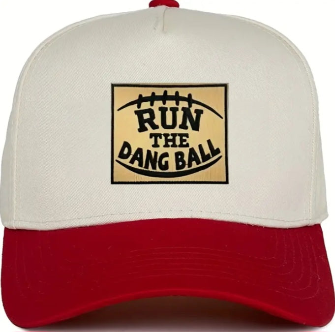 Run the Dang Ball Iron on Patch