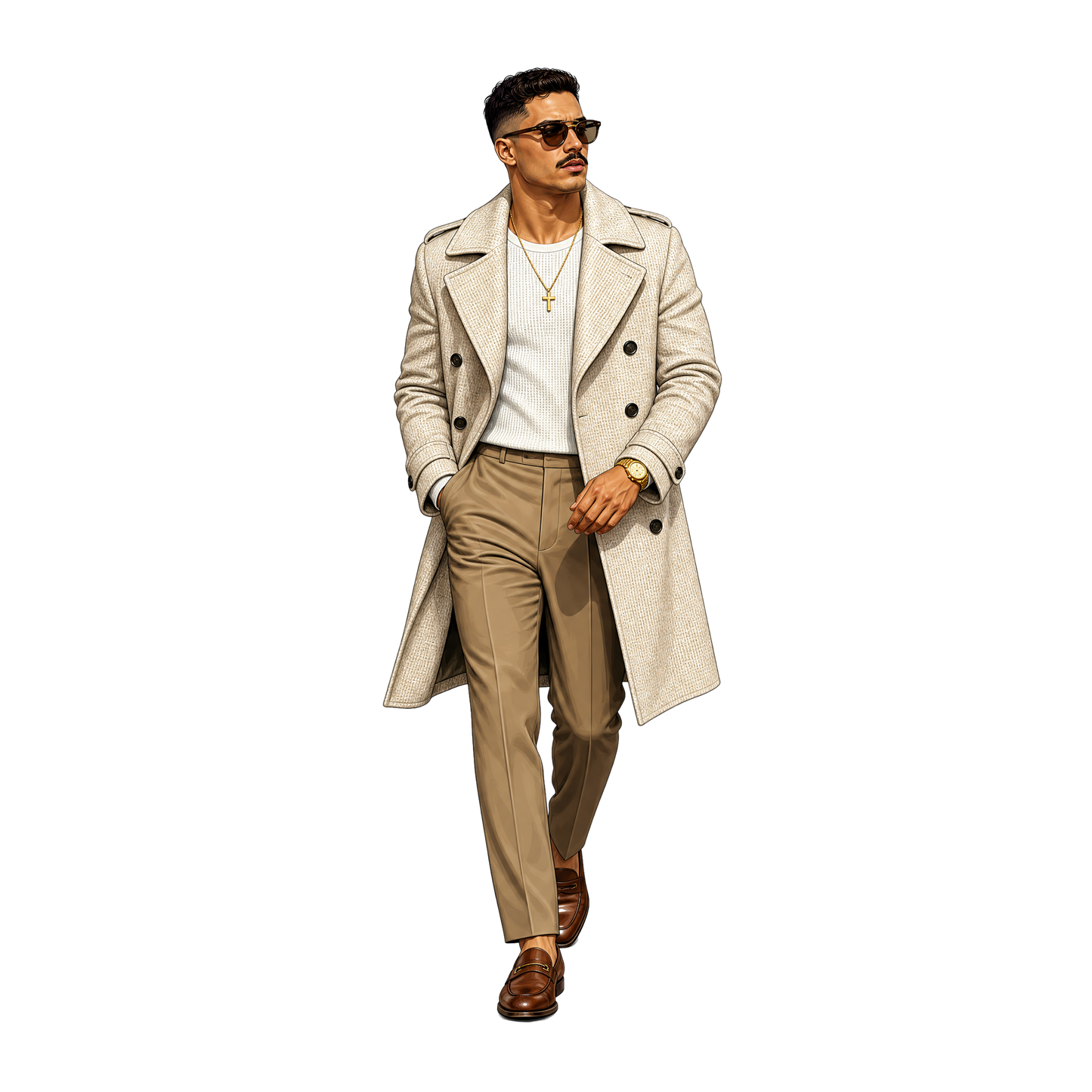Handsome Men Pre-Sized Sublimation Transfer Print Variety