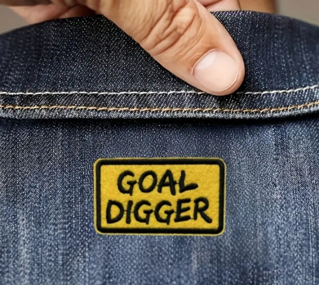 Gold Digger Iron on Patch