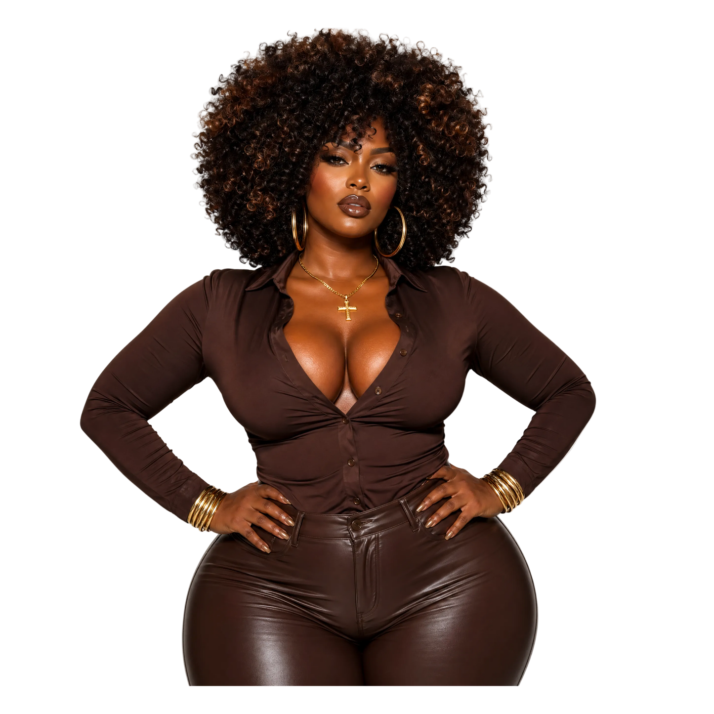 Foxy Brown Pre-Sized Sublimation Transfer Print