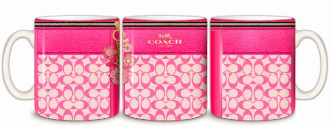 Luxury Designed 11oz. Coffee Cup Sublimation 3.6in x 9.4in Prints 3ct