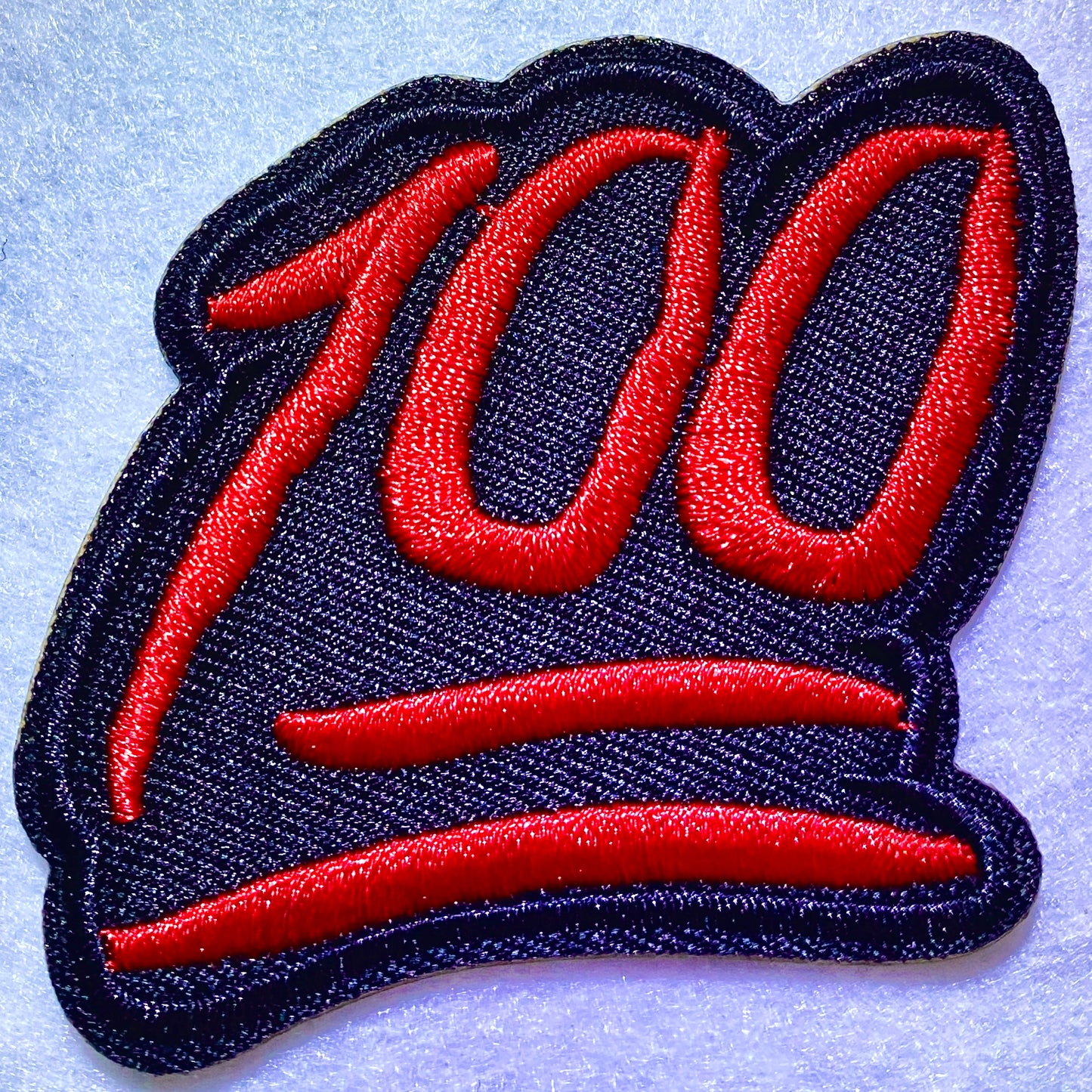 100% Symbol Iron on Patch