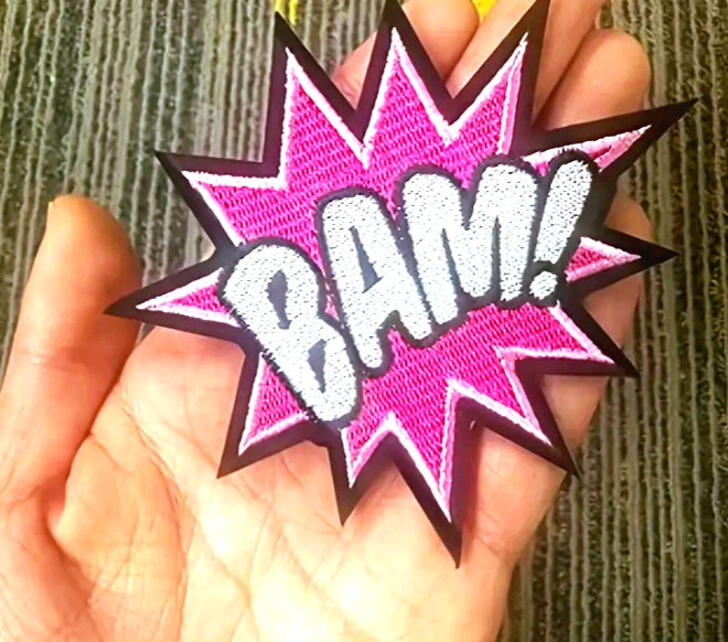 Bam! Iron on Patch