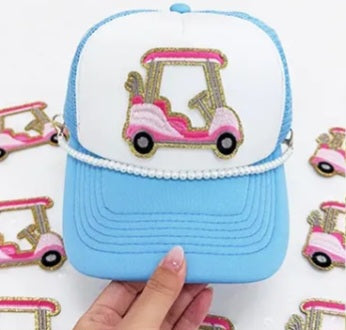 Golf Cart Iron on Patch