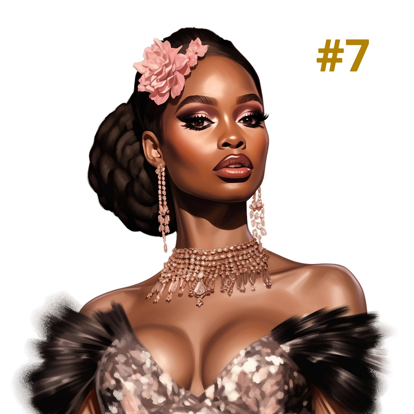 Diva Collection 3.50in x 4.00in Sublimation Transfers 8ct/ sheet