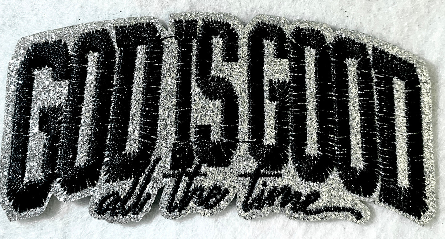 God is Good All the Time Glitter Patch