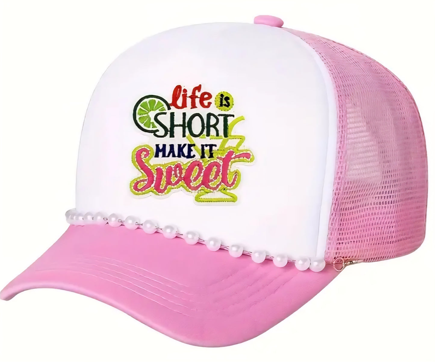 Life is Short Make it Sweet Iron on Patch 3pc pkg