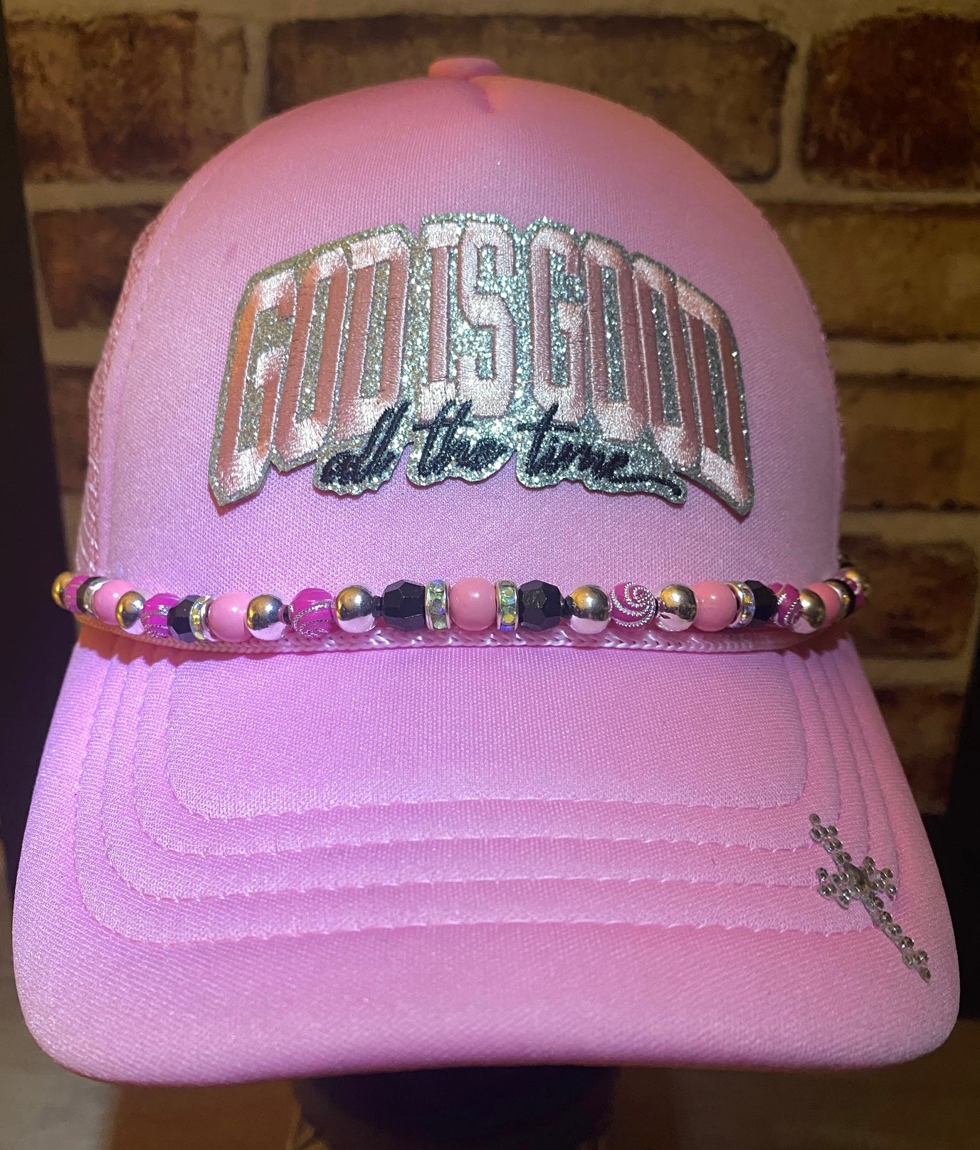 God Is Good All The Time Truckers Hat