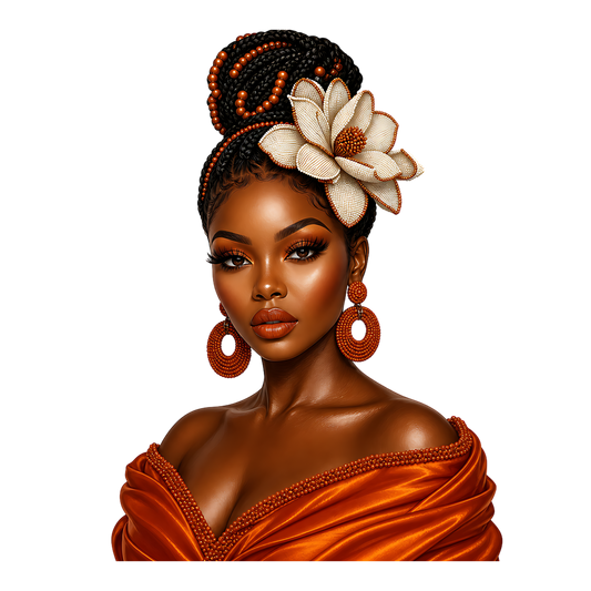 African American Shades of Beauty Pre-Sized Sublimation Transfer Prints 6 Choices