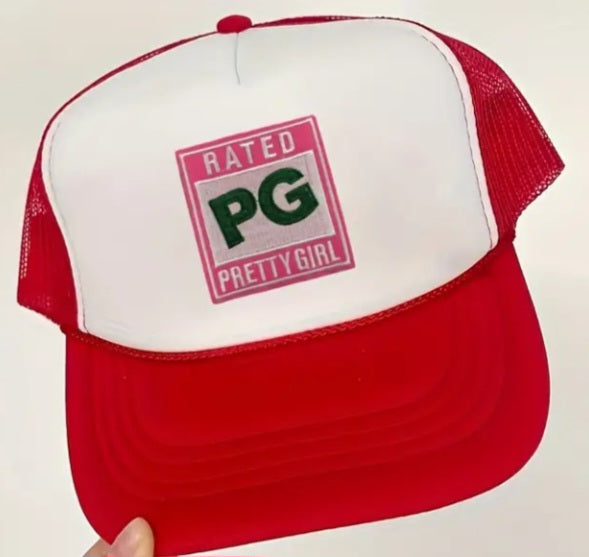 Rated PG Pretty Girl Iron on Patch