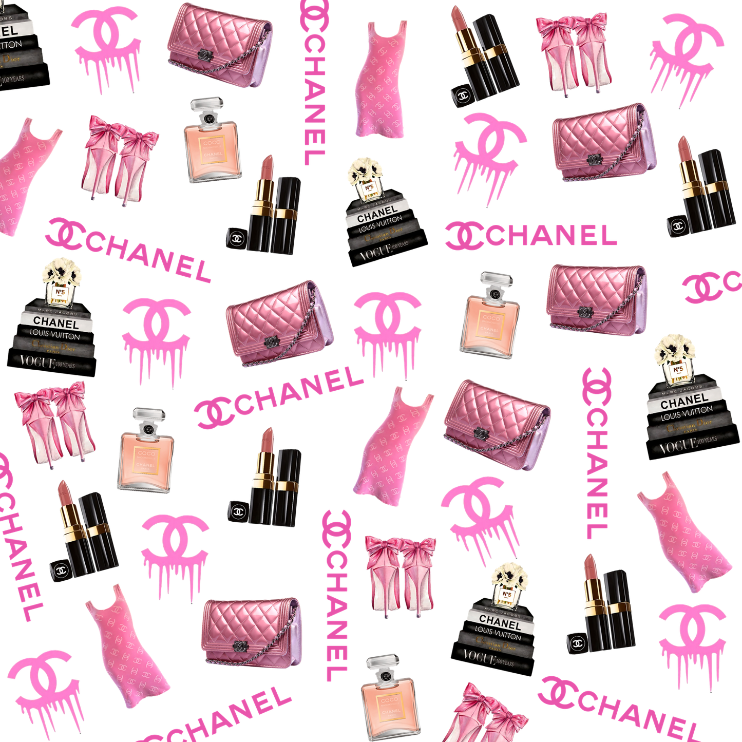 Chanel Pink Digital Art Product