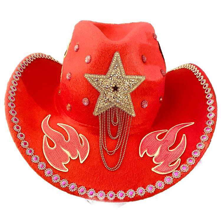 Cowboy Style  Decorated Hats