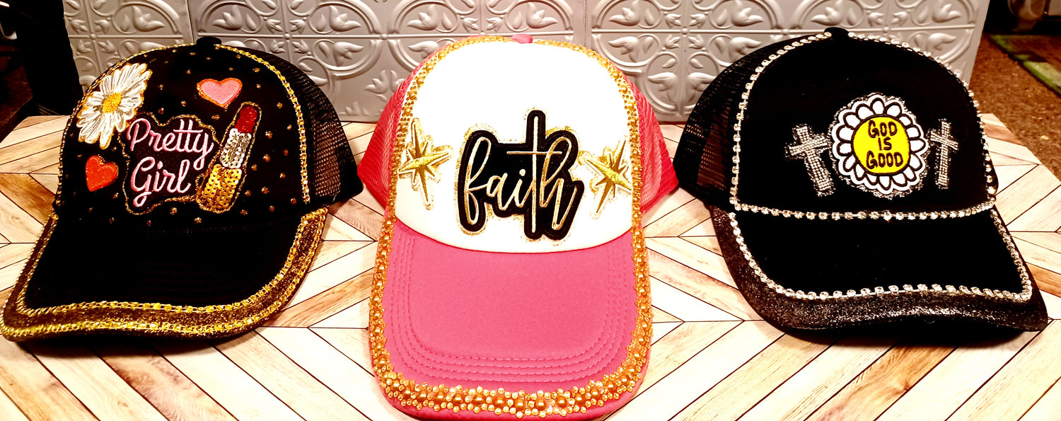 Decorated Trucker Hats