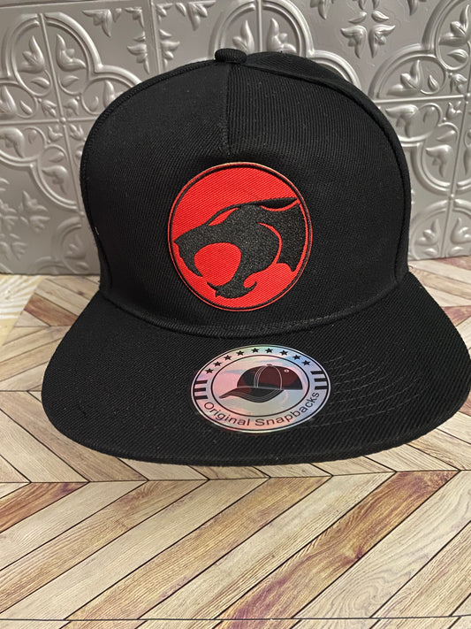 Black Panther Winner, Original Snapback Cap in Black & Red