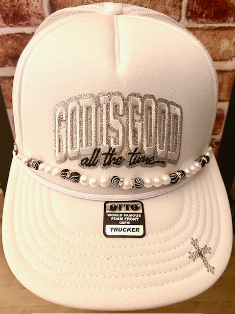God Is Good All The Time Truckers Hat