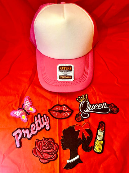 Barbie 8PC Hat & Patch Kit
