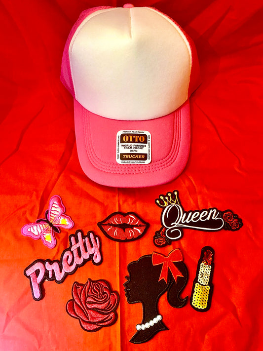 Barbie 8PC Hat & Patch Kit