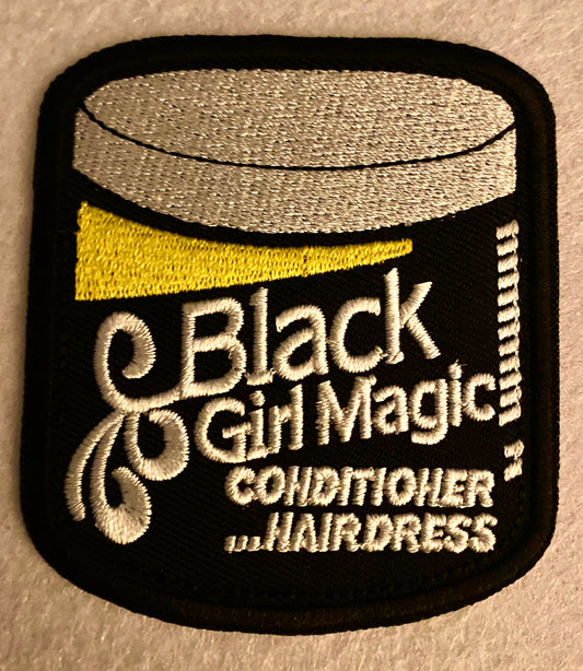 Black Girl Magic Hairdress Iron on Patch