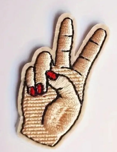 Peace Sign Iron on Patch