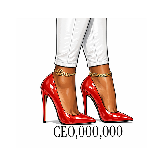 CEO Boss Walking In Success Digital Image Product (RS)