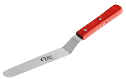Choice Brand 8 inch Offset Spatula w/ Wooden Handle
