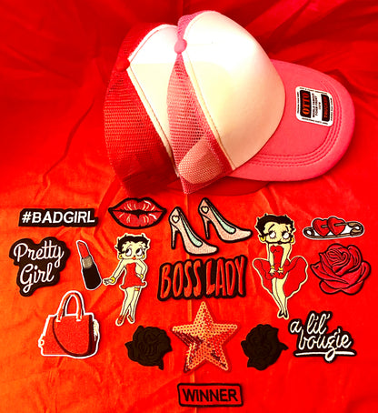 Betty Boop 22pc Hat & Patch Kit