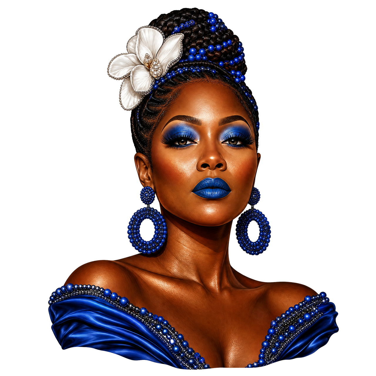 African American Shades of Beauty  Pre-Sized Sublimation Transfer Prints 6 Choices