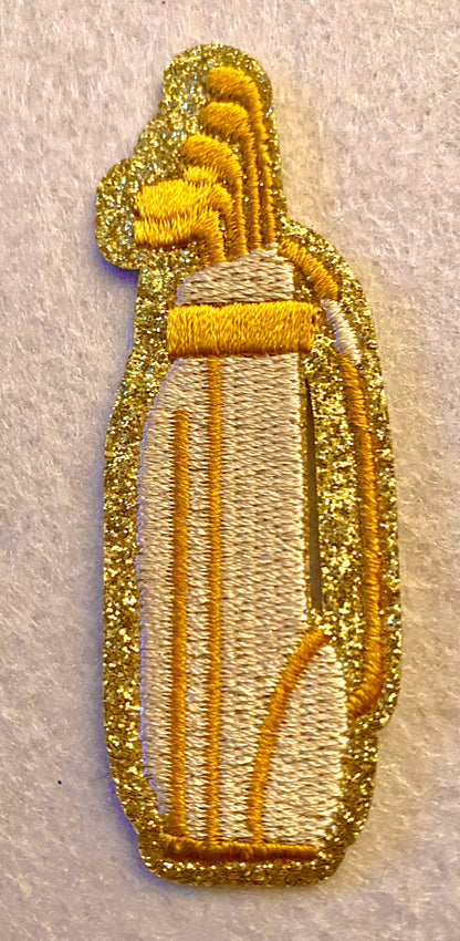 Golf Bag Iron on Patch