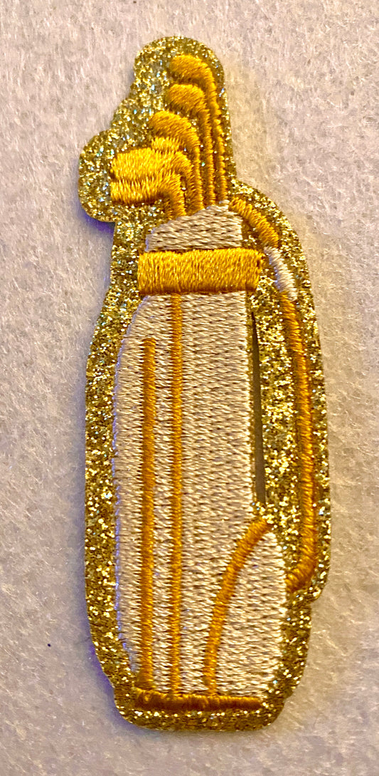 Golf Bag Iron on Patch