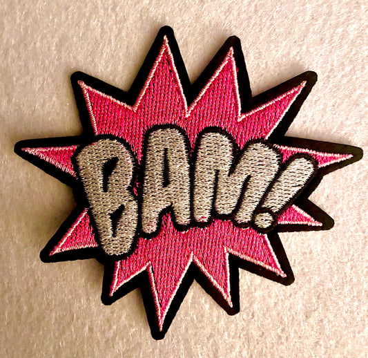 Bam! Iron on Patch