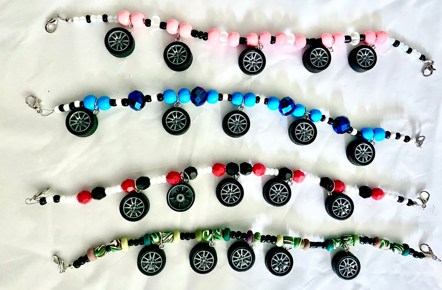 Tire Charms Jewelry Pieces 10ct pkg