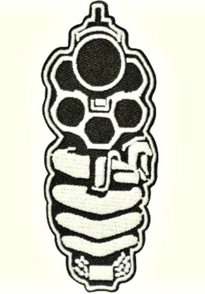 Revolver Gun Iron on Patch