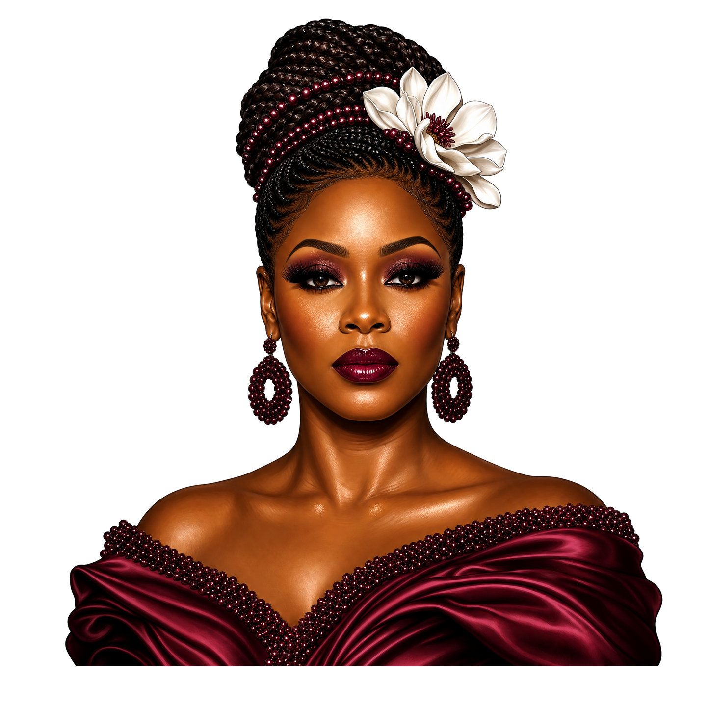 African American Shades of Beauty  Pre-Sized Sublimation Transfer Prints 6 Choices