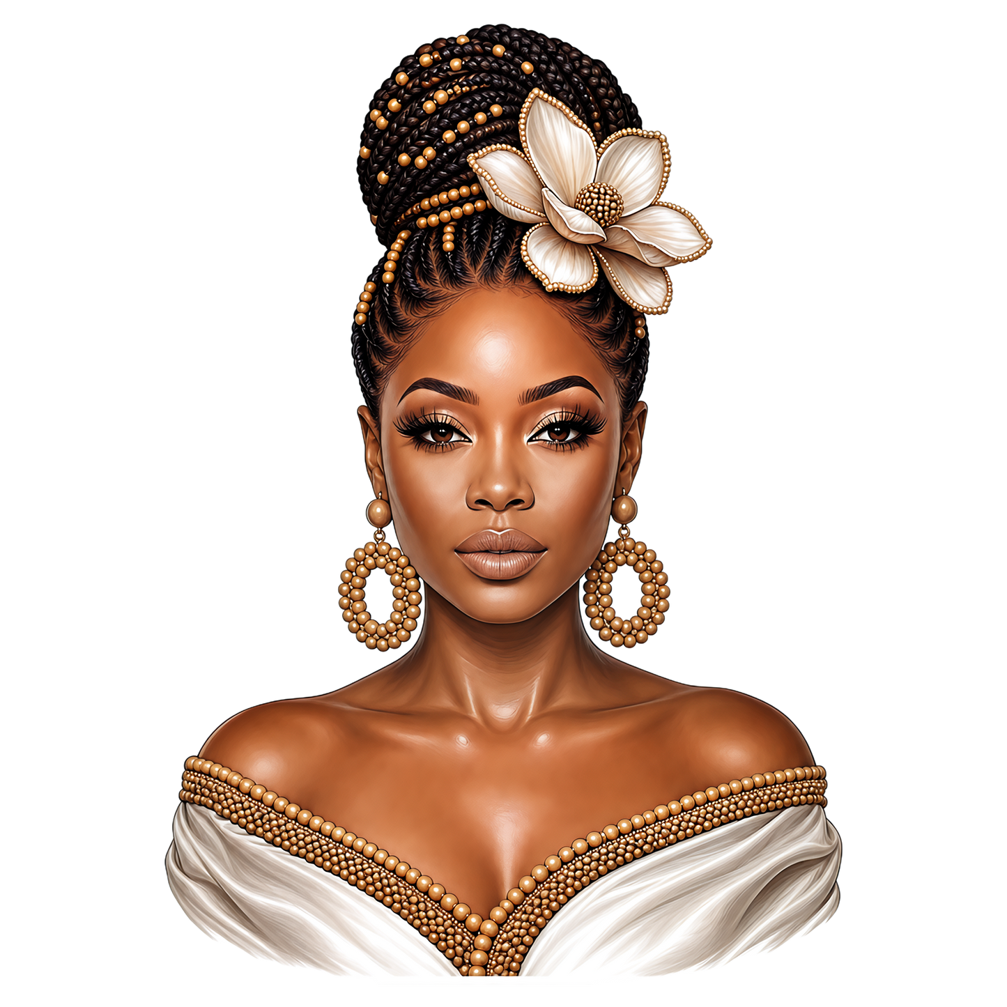 African American Shades of Beauty  Pre-Sized Sublimation Transfer Prints 6 Choices