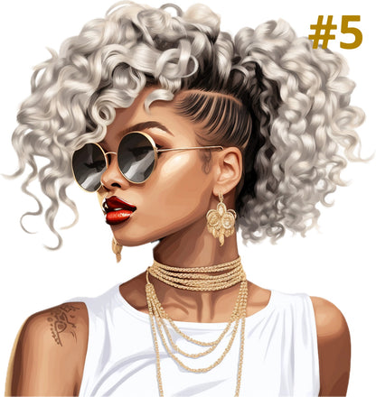 Diva Collection 3.50in x 4.00in Sublimation Transfers 8ct/ sheet