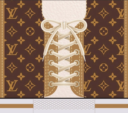 Luxury Shoe Design 20oz Straight Tumbler Sublimation Prints 2ct