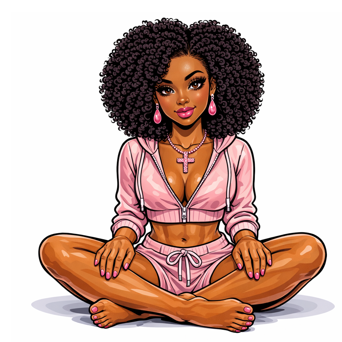 Pink Cutie Pre-Sized Sublimation Transfer Print