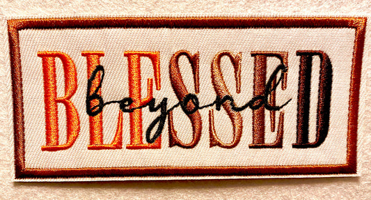 Beyond Blessed Iron on Patch