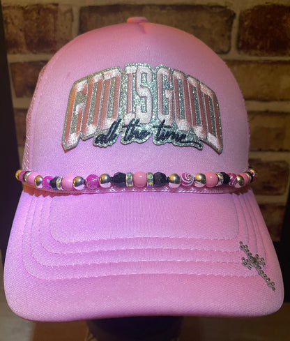 God Is Good All The Time Truckers Hat