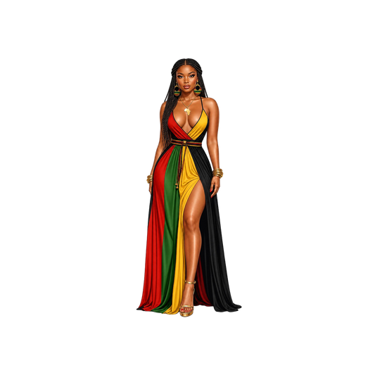 African Beauty Digital Image Product