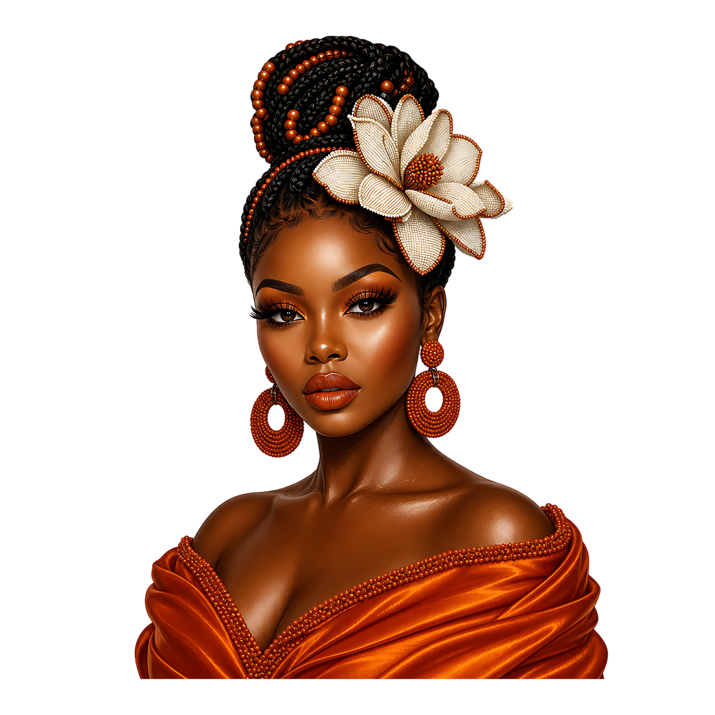 African American Shades of Beauty  Pre-Sized Sublimation Transfer Prints 6 Choices