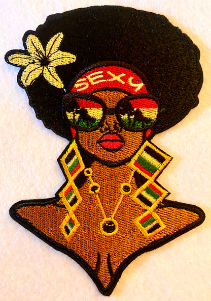 Soul Sisters African American Iron on Patches Asst. 3pc Set