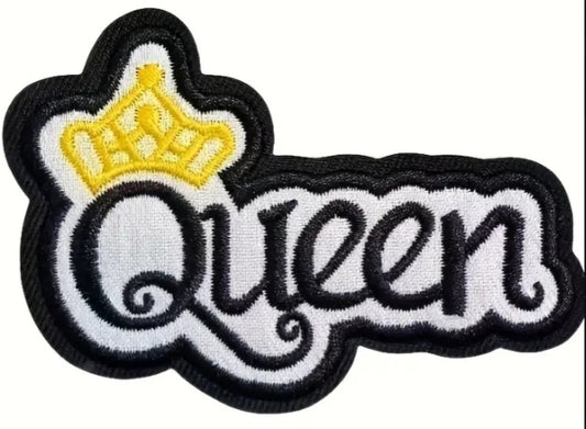 Queens Crown Iron on Patch