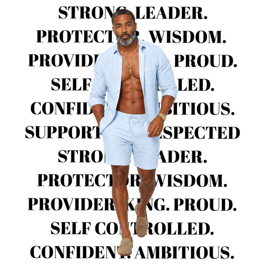 Good Looking Men w/ Words of Affirmation Pre-Sized Sublimation Transfer Print Variety